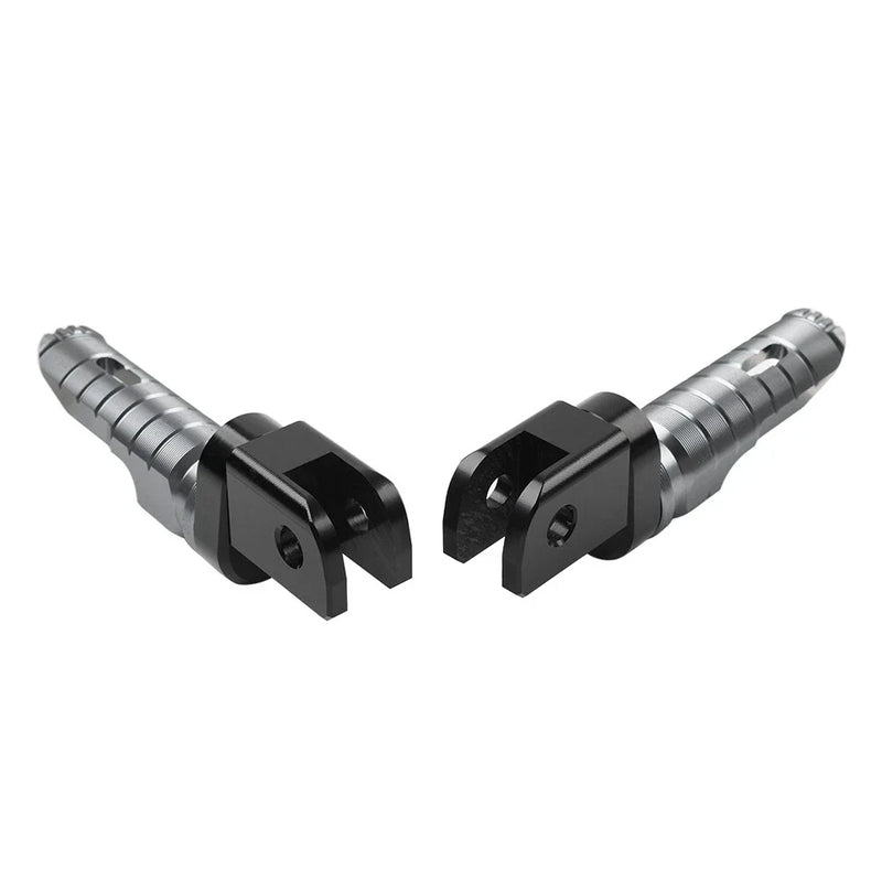 Aprilia RS660, RSV4, Tuono V4 Grey Front Footrests (2021-2023)