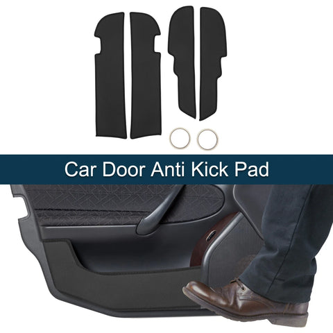 Toyota Prado (2014) - Black Car Door Anti Kick Pad Sticker Protector