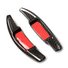 Benz E-Class Black Carbon Fiber Steering Wheel Shift Paddle Pads (2021)
