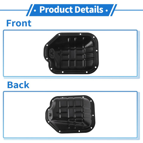 Nissan Maxima 2008-2018 V6 3.5L Aluminum Alloy Black Engine Oil Pan