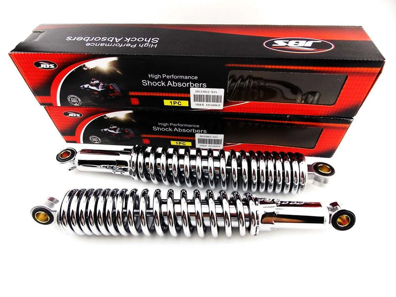 Harley Davidson FLHT / I Road King Classic 13" JBS Chrome Rear Shock Absorbers