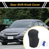 Honda Accord (2008-2012) Black Blue Faux Leather Car Gear Shift Knob Cover