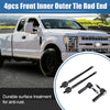 Ford Flex, Lincoln MKS 4 x Front Inner Outer Tie Rod End Links Kit (2009-2019)