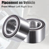 Honda Civic (2006-2011) Silver Tone 2 x Front Wheel Bearings