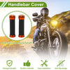 Motorcycle 7/8" 22mm Hand Grips Aluminum Orange