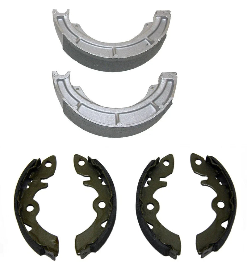 Suzuki QuadRunner 300 2x4 LT300E 2 x Front & Rear Brake Shoes (1987–1989)