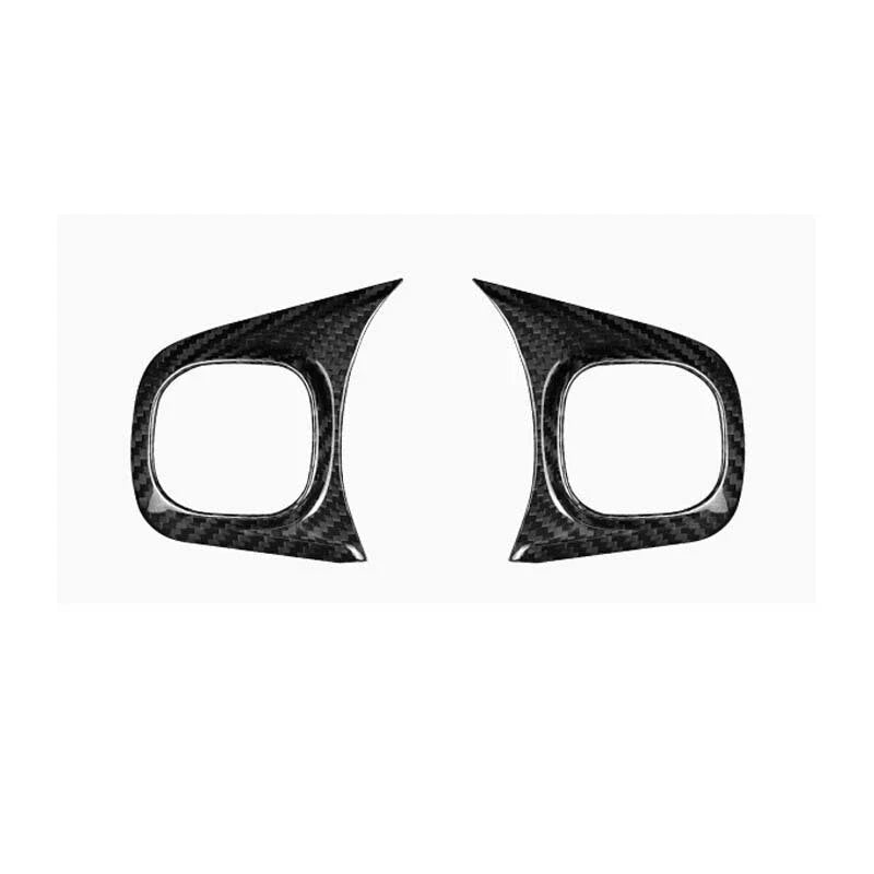 Fiat 500 2020-2023 Carbon Fiber Steering Wheel Button Trim