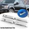 2015-2020 Ford F150 F-150 4 x Chrome Door Handle Covers (with Smartkey Hole)