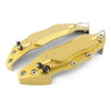 Universal Car 3D Metal Brake Caliper Covers Large Gold
