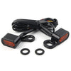 Harley Dyna Black Front Turn Signal Lights (1996-2017)