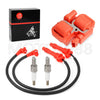 Polaris Ranger XP900 XP1000 Ignition Coil & Spark Plug w Wire (2009–2014)
