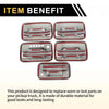 Ford F-150 (2015-2023) - Black Fiber Pattern Exterior Door Handle Cover Set