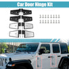 Jeep Wrangler JK (2007-2018) Stainless Steel 8pcs Car Door Hinge Kit w/ Bolts