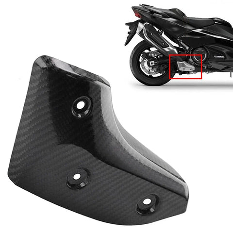 Yamaha Tmax 530 560 Carbon Fiber Exhaust Link Pipe Heat Shield Cover