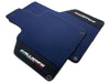 Lamborghini Gallardo Dark Blue Tailored Carpets Alcantara Leather Floor Mats