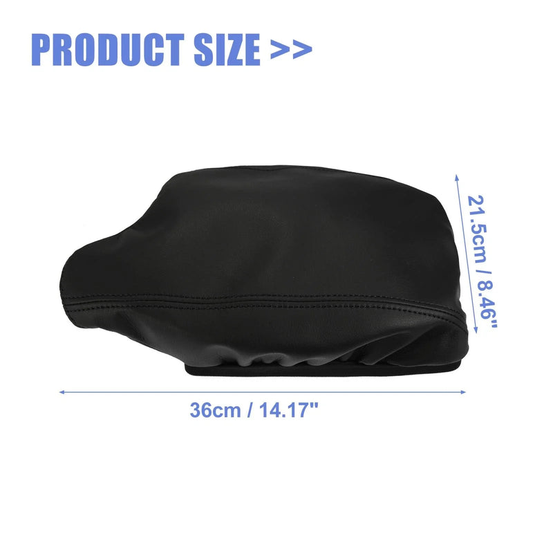 Honda Accord 2013-2017 Black Stitches PU Leather Armrest Cover