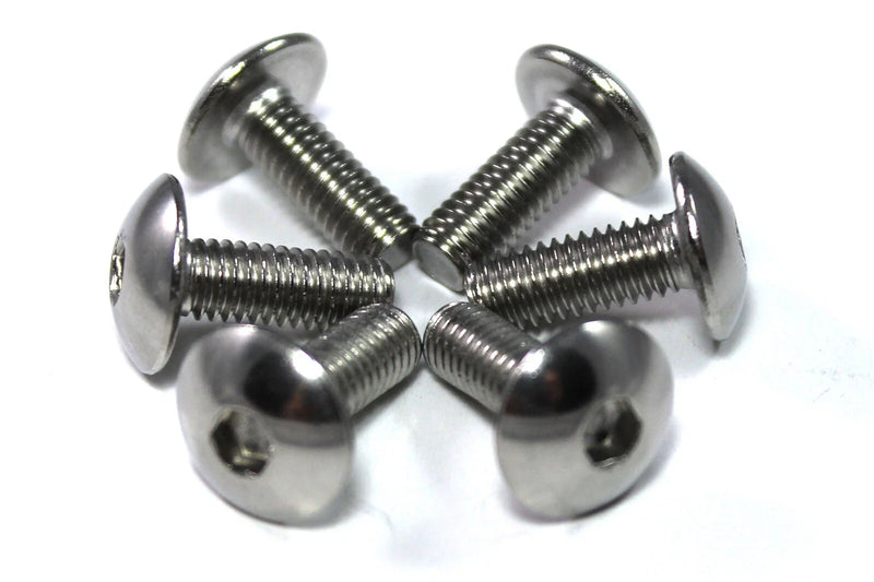 Motorcycle 6x Edelstahl Motorrad Schrauben m6 x 16mm Pan Head Allen
