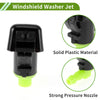 Dodge Black Windshield Washer Nozzle w/ Hose Connector