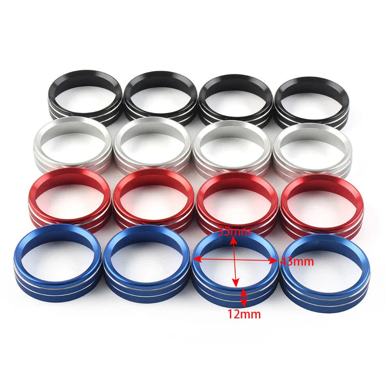 Ford F150 XLT 4 x Air Conditioner Switch CD Button Ring Trim (2015-2020)