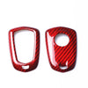 Cadillac CTS ATS V Red Carbon Fiber Key Case Cover (2014-2019)