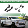 Lincoln Zephyr 4pcs Front Suspension Kit Outer Tie Rod Ends (2006-2006)