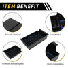 Chevy Silverado GMC Sierra Blue Full Center Console Organizer Tray