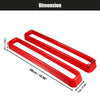 Dodge Challenger (2015-2022) Red Front Grill Mesh Grille Inserts Trim Exterior