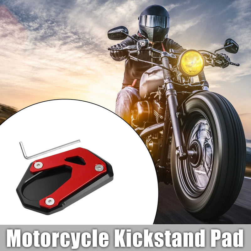 Suzuki Gsx-S 2015–2021 Kickstand Side Stand Plate Pad Set Red