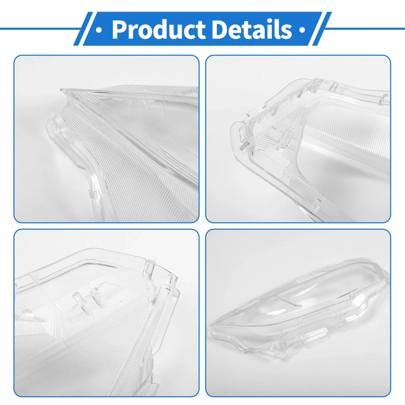 Honda Civic Car Front Right Headlight Lens Cover (2016-2018)