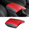 Honda Accord Red Leather Central Console Armrest Box Cover (2014–2017)