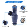 Ford Mustang 1996-2010 Fuel Injector (1 x No.0280156127/2R3VB5A)