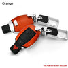 Benz Class A B C E S GL CLA Orange Smart Leather FOB Key Cover Case Fit
