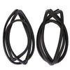 Weatherstrip Rubber F+R w Moulding Hole Fits Nissan Sentra Sunny B11 1981-85 D07
