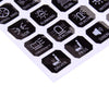 Car RV 6 / 8 Gang 120pc Light Lamp Switch Panel Labels (Fits Various Models)