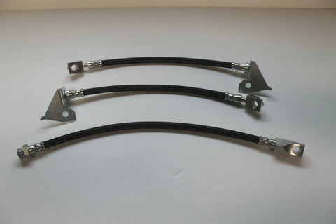 XB, XC, XD Falcon (Late) - Fits Drum Rear Brakes Brake Hose Set