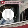 Nissan Maxima (2000-2003) Silver Tone 6 Pcs Door Pillar Window Trim