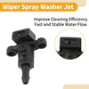 Kia Ceed, Rio Windshield Washer Nozzles  Black (2011-2018)