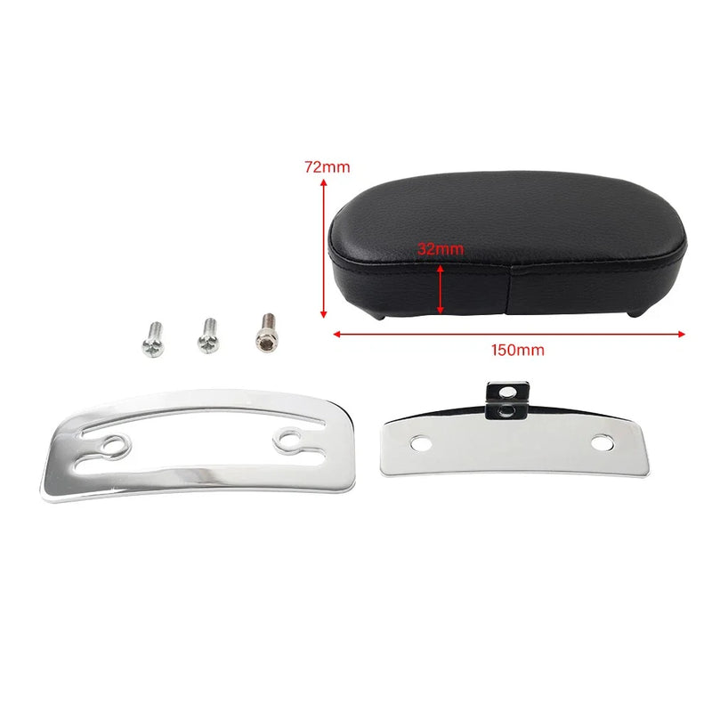 Harley Dyna, Fat Boy, Sportster XL1200, Softail 6" Mini Backrest Pad