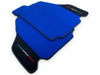 Ferrari F430 2004-2009 Carpet & Alcantara Leather Blue Floor Mats