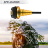 20mm Aluminum Alloy Plastic Motorcycle Slider Frame 1 Pc Gold Tone