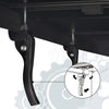 Hard Tri-Fold Tonneau Cover 4Pcs Universal Rear Clamp