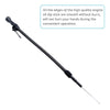 Holden Commodore Black Braided Stainless Engine Oil Dip Stick (1997-2006)