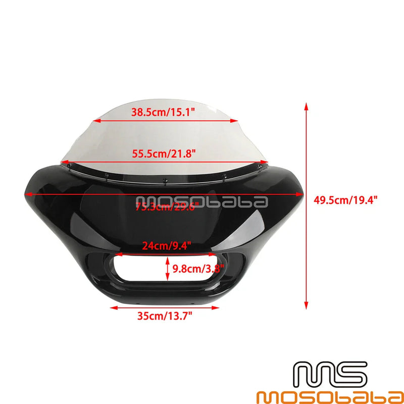 Harley Softail Fat Bob FXFB 9" Windshield Headlight Fairing (2018)