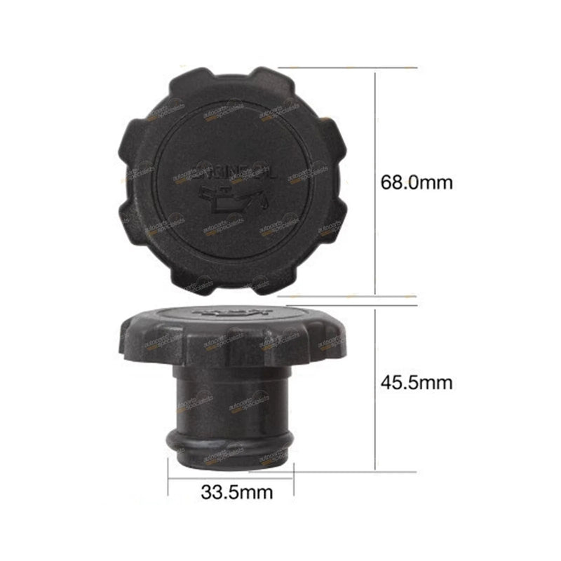 Ford Escort Oil Filler Cap 1.6L (1970-1972, 1976-1977, 1979-1982)