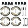 Kawasaki Mule 600 / 610 KAF400 Brake Shoes Kit Front & Rear (2005–2016)