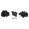 Harley Touring Road King Street Glide 75X Black Engine Bolt Caps (2007-2016)