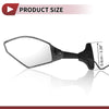 Suzuki GSX-R600 GSX-R750 Set of Motorcycle Rear View Mirrors (03-17)