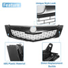 Acura TSX 2009 Base V6 2.4L L4 Front Upper Bumper Grille (2009)