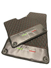 Lamborghini Huracan Coupe Real Leather with Emblem Floor Mats (2014-2023)