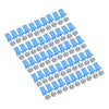 50pc Ice Blue T10 5050 5SMD LED Dome Map Lights